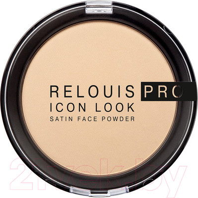 Пудра компактная Relouis Pro Icon Look Satin Face Powder тон 01