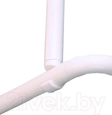 Держатель карниза для ванны Adah 00120 (белый)