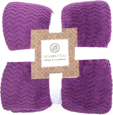 Плед АртПостель Роскошь Флисовый / ПФ20 (220x200, сирень)