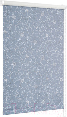 Рулонная штора Delfa Сантайм Металлик Камелия СРШ-01М 72204 (52x170, голубой)