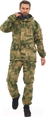 Костюм для охоты и рыбалки Huntsman Горка-V Смесовая Рип-Стоп Малахит (52-54/182)