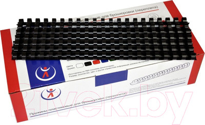 Пружины для переплета РеалИст Пластик 19мм (черный)