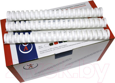 Пружины для переплета РеалИст Пластик 32мм (белый)