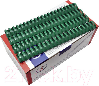 Пружины для переплета РеалИст Пластик 45мм (зеленый)