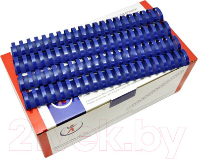 Пружины для переплета РеалИст Пластик 51мм (синий)