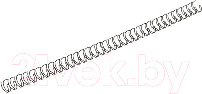 Пружины для переплета D&A art D9.5 (3/8") на 34 отверстия (черный)