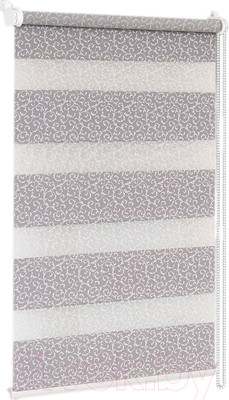 Рулонная штора Delfa Сантайм День Ночь Декор СРШ-01МК 45020 (48x160, арабески)