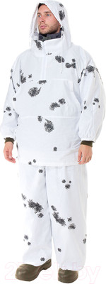 Костюм маскировочный Huntsman Метель зима Бязь Клякса (50-56/176-182)