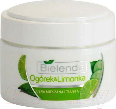 Крем для лица Bielenda Огурец и лимонка матирующий день/ночь (50мл)