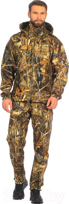 Костюм для охоты и рыбалки Huntsman Никс Люкс Alova windblock Камыш (60-62/188)