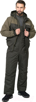 Костюм для охоты и рыбалки Huntsman Таймень Breathable Хаки (р-р 52-54/182)