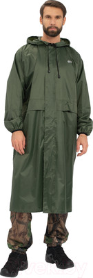 Плащ для охоты и рыбалки Huntsman Зеленый Таффета PVC 52-54/182