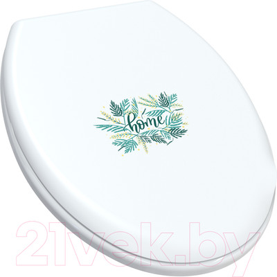 Сиденье для унитаза Berossi Home 1 АС 15801500 (снежно-белый)