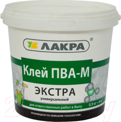 Клей Лакра Экстра универсальный ПВА-М (900г)