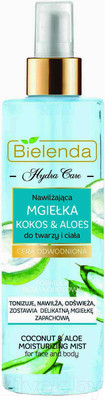 Спрей для лица Bielenda Hydra Care увлажняющий кокос и алоэ (200мл)