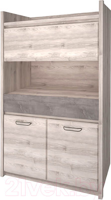 Шкаф Anrex Jazz 3D1SN (каштан найроби/оникс)