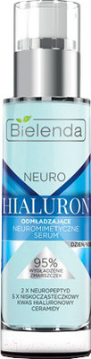 Сыворотка для лица Bielenda Neuro Hialuron пептидная день/ночь (30мл)