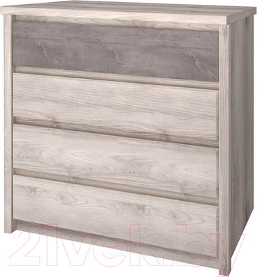 Комод Anrex Jazz 4S (каштан найроби/оникс)
