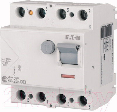 Устройство защитного отключения Eaton HNC-63/4/003 4Р 63А 6кА 30мА АС 4М / 194695