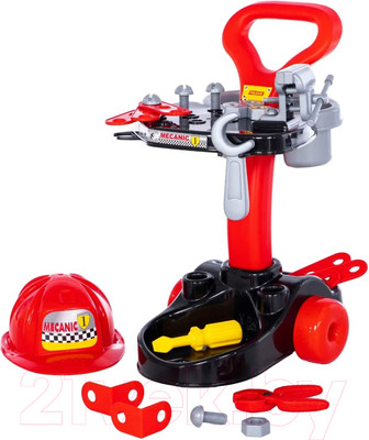 Тележка с инструментами игрушечная Полесье Механик / 36612 (в коробке)