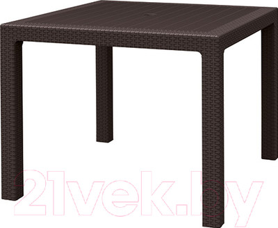 Стол садовый Keter Melody Quartet 95 / 230675 (коричневый)