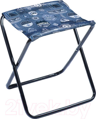 Табурет складной Ника Походный / ПС (джинс)