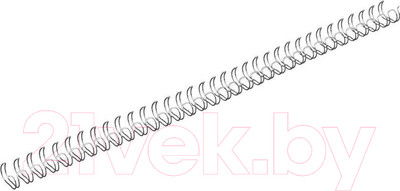 Пружины для переплета D&A art D12.7 (1/2") на 34 отверстия (серебристый)