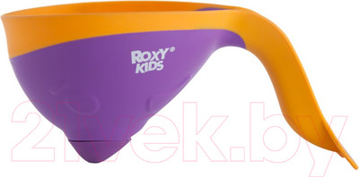 Ковшик для купания Roxy-Kids Flipper RBS-004-V с лейкой (фиолетовый)