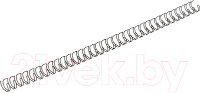 Пружины для переплета D&A art D25.4 (1") на 23 отверстия (черный)