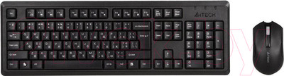 Комплект клавиатура и мышь A4Tech Wireless Desktop V-Track 4200N