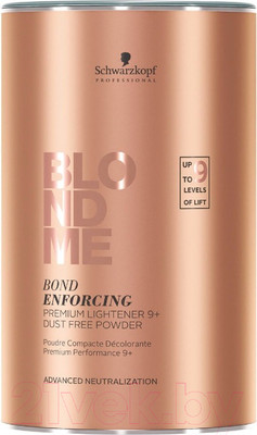 Порошок для осветления волос Schwarzkopf Professional BlondMe Bond Enforcing Premium Lightiner 9+ (450г)