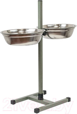 Набор мисок для животных Чип 1186 (2 миски, регулируемая)