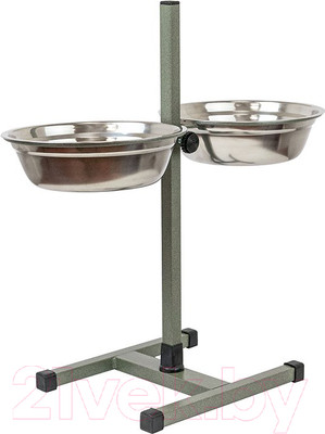 Набор мисок для животных Чип 1185 (2 миски, регулируемая)