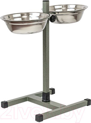 Набор мисок для животных Чип 1183 (2 миски, регулируемая)