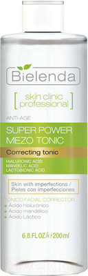 Тоник для лица Bielenda Skin Clinic Professional миндальная и лактобионовая кислота (200мл)