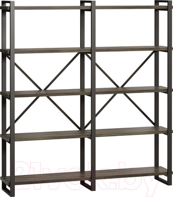 Стеллаж Loftyhome Лондейл 160.1 / LD010703 (серый)