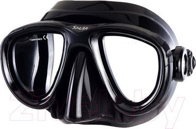 Маска для плавания IST Sports Spear / MP204BS (черный силикон)