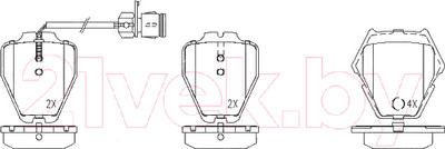 Тормозные колодки Patron PBP1710