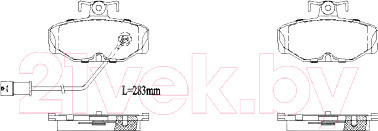 Тормозные колодки Patron PBP915