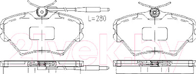Тормозные колодки Patron PBP972
