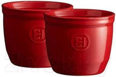 Набор кокотниц Emile Henry 344008 (бургундия)