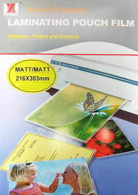 Пленка для ламинирования Royal Sovereign А4, 250мкм (матовая ПЭТ)