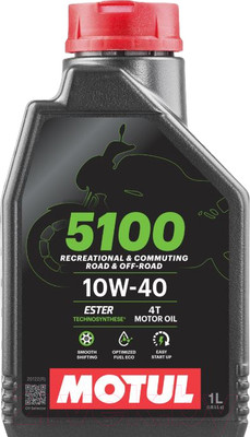 Моторное масло Motul 5100 4T 10W40 / 104066 (1л)