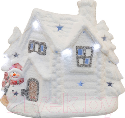 Световая фигурка Neon-Night Домик со снеговиком 505-007