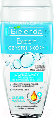 Лосьон для снятия макияжа Bielenda Skin Clinic Professional марула увлажн 2-фазн д/глаз губ (150мл)