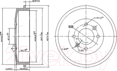 Тормозной барабан Patron PDR1126