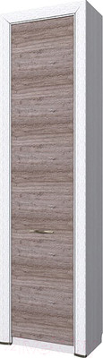 Шкаф-пенал Anrex Olivia 1D (вудлайн кремовый/дуб аскона)