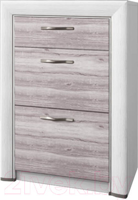 Комод Anrex Olivia 3S/56 (вудлайн кремовый/дуб анкона)