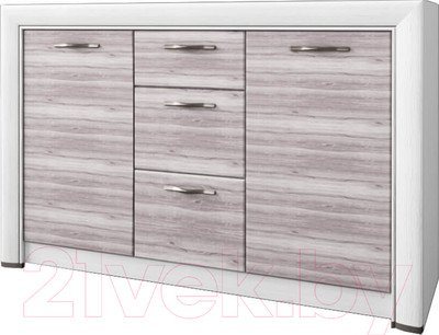 Тумба Anrex Olivia 2D3S (вудлайн кремовый/дуб анкона)