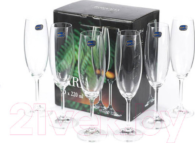 Набор бокалов Bohemia Crystal Lara 40415/220 (6шт)